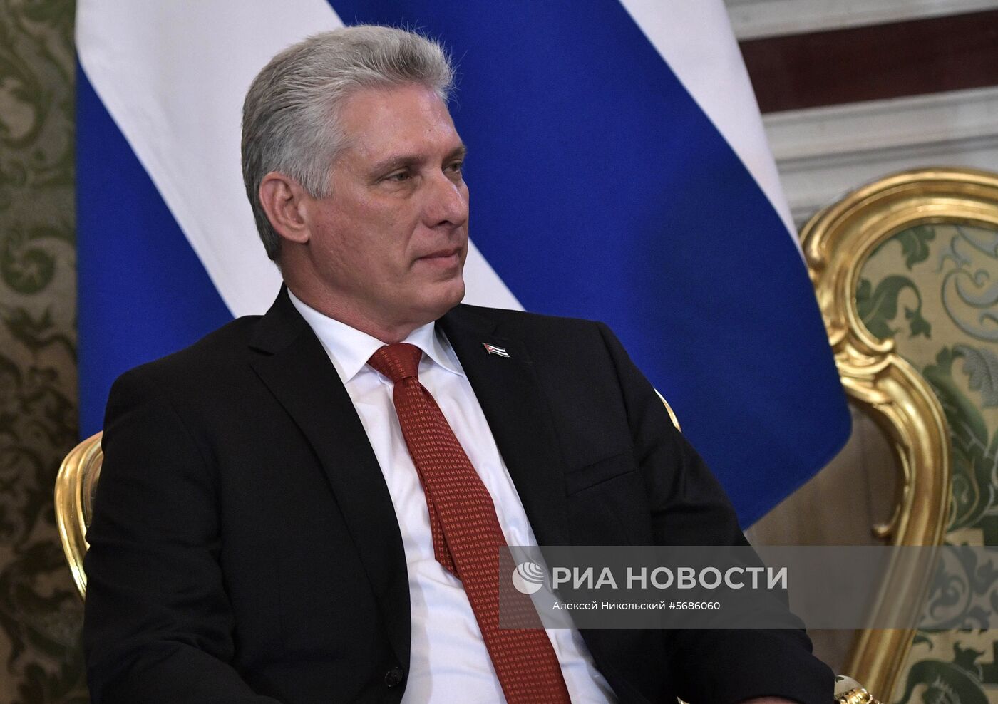 Президент РФ В. Путин встретился с председателем Госсовета Кубы М. Диас-Канелем Бермудесом