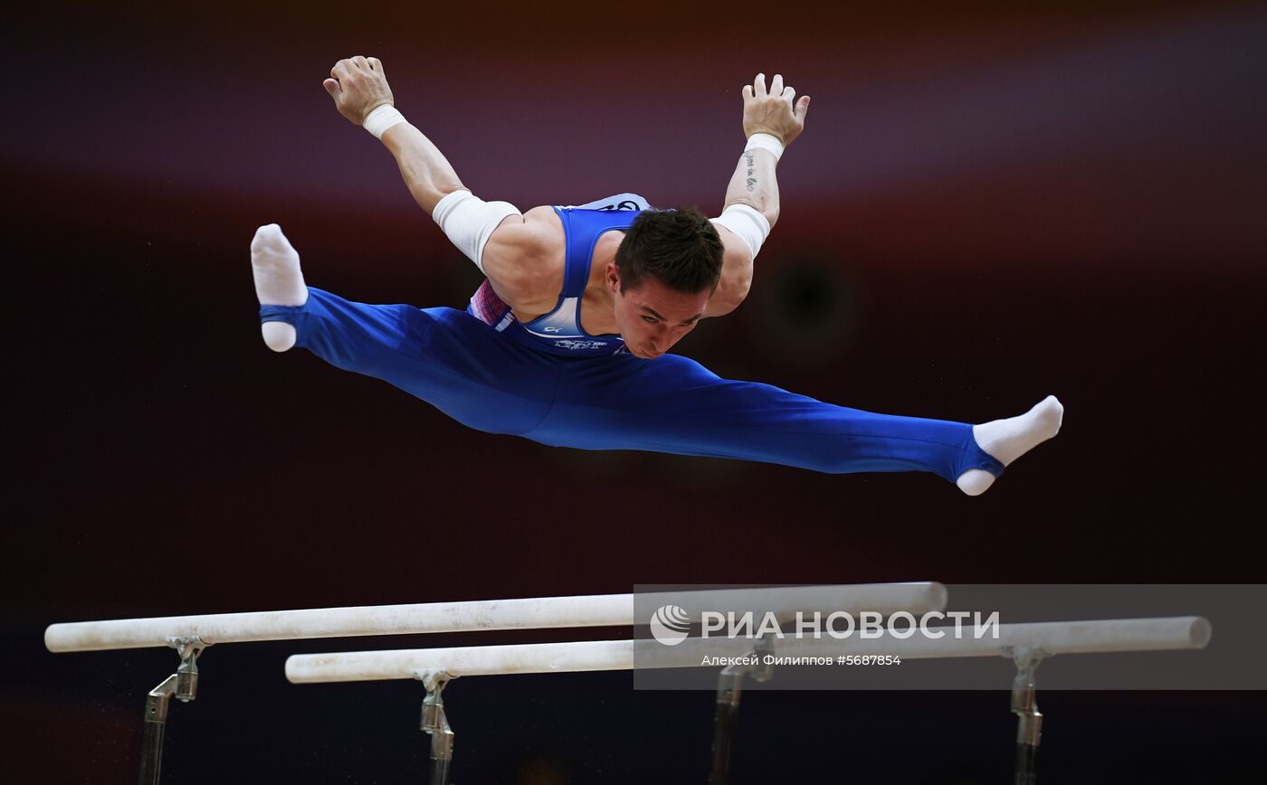 Спортивная гимнастика. Чемпионат мира. Отдельные снаряды. Второй день