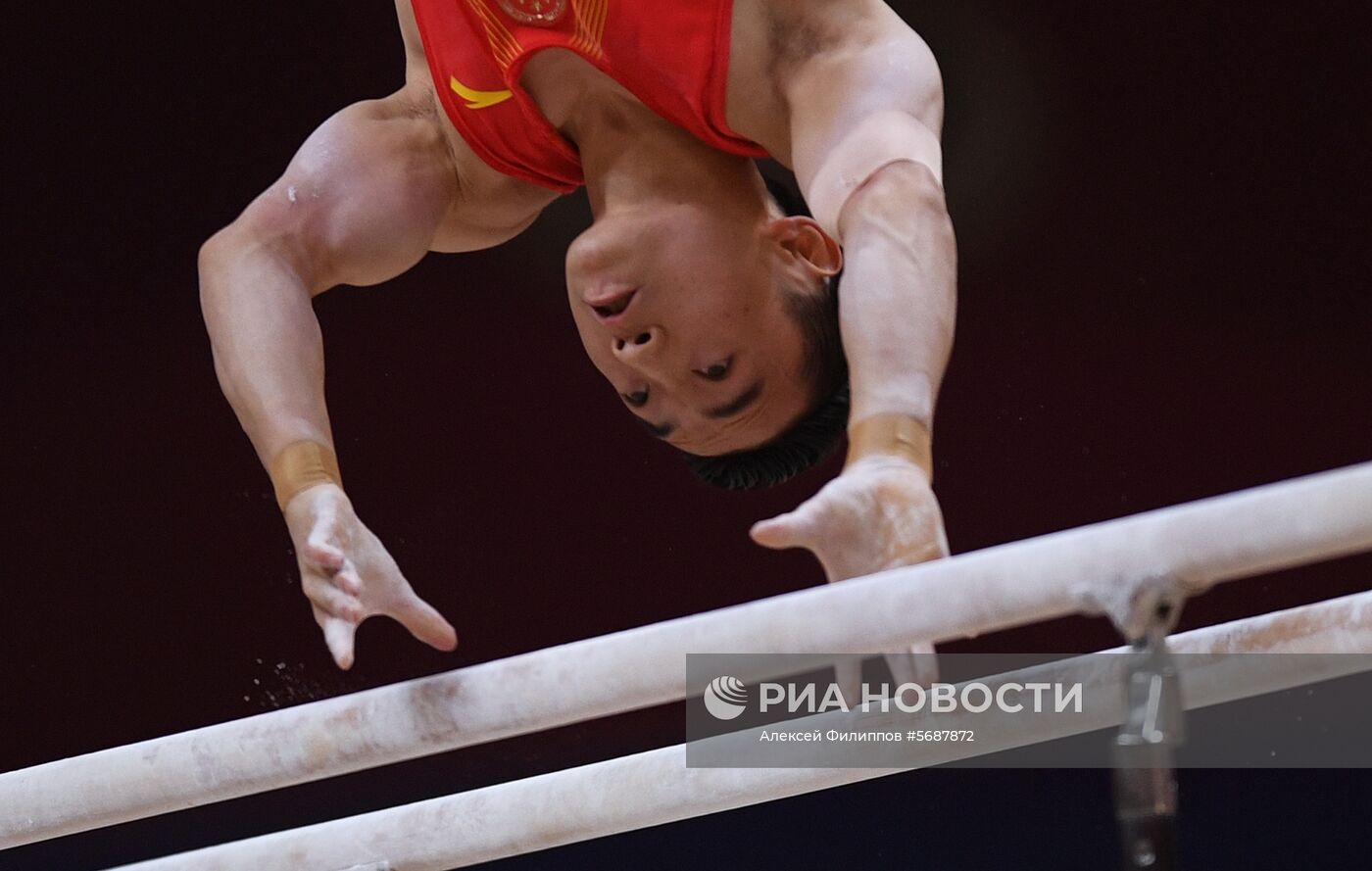 Спортивная гимнастика. Чемпионат мира. Отдельные снаряды. Второй день