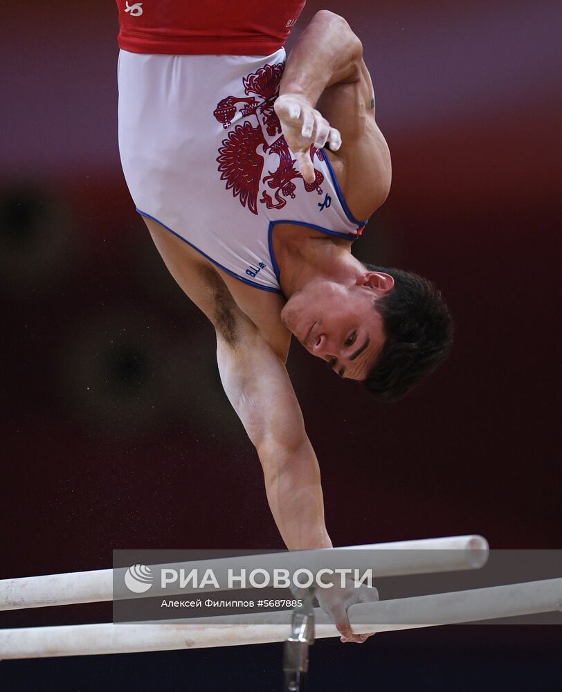 Спортивная гимнастика. Чемпионат мира. Отдельные снаряды. Второй день