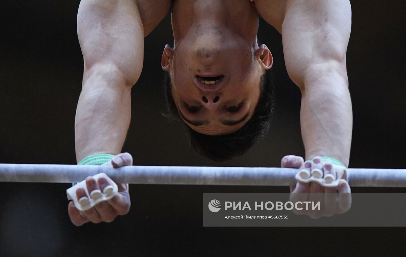 Спортивная гимнастика. Чемпионат мира. Отдельные снаряды. Второй день