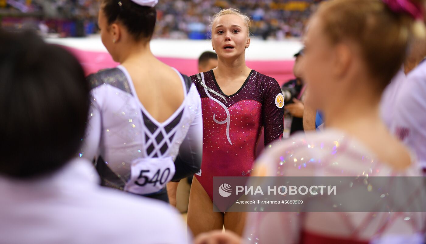 Спортивная гимнастика. Чемпионат мира. Отдельные снаряды. Второй день