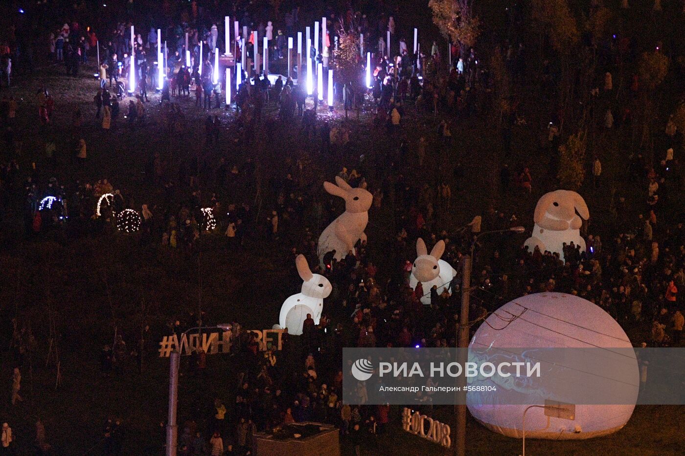 Фестиваль света в Санкт-Петербурге