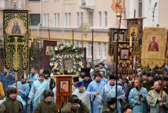 Крестный ход в честь Казанской иконы Божией Матери