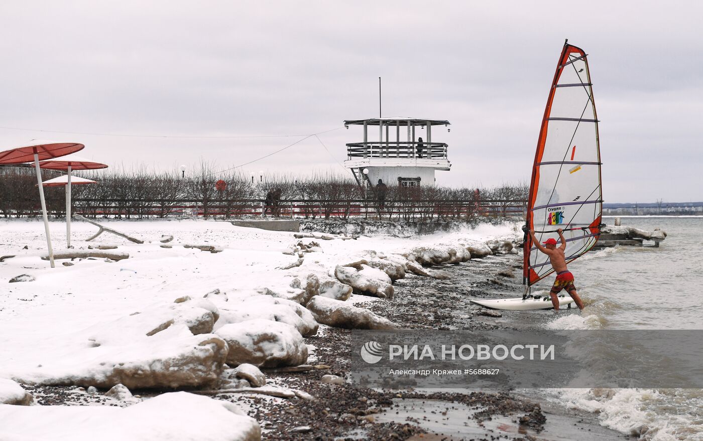 Закрытие сезона виндсерфинга в Новосибирске
