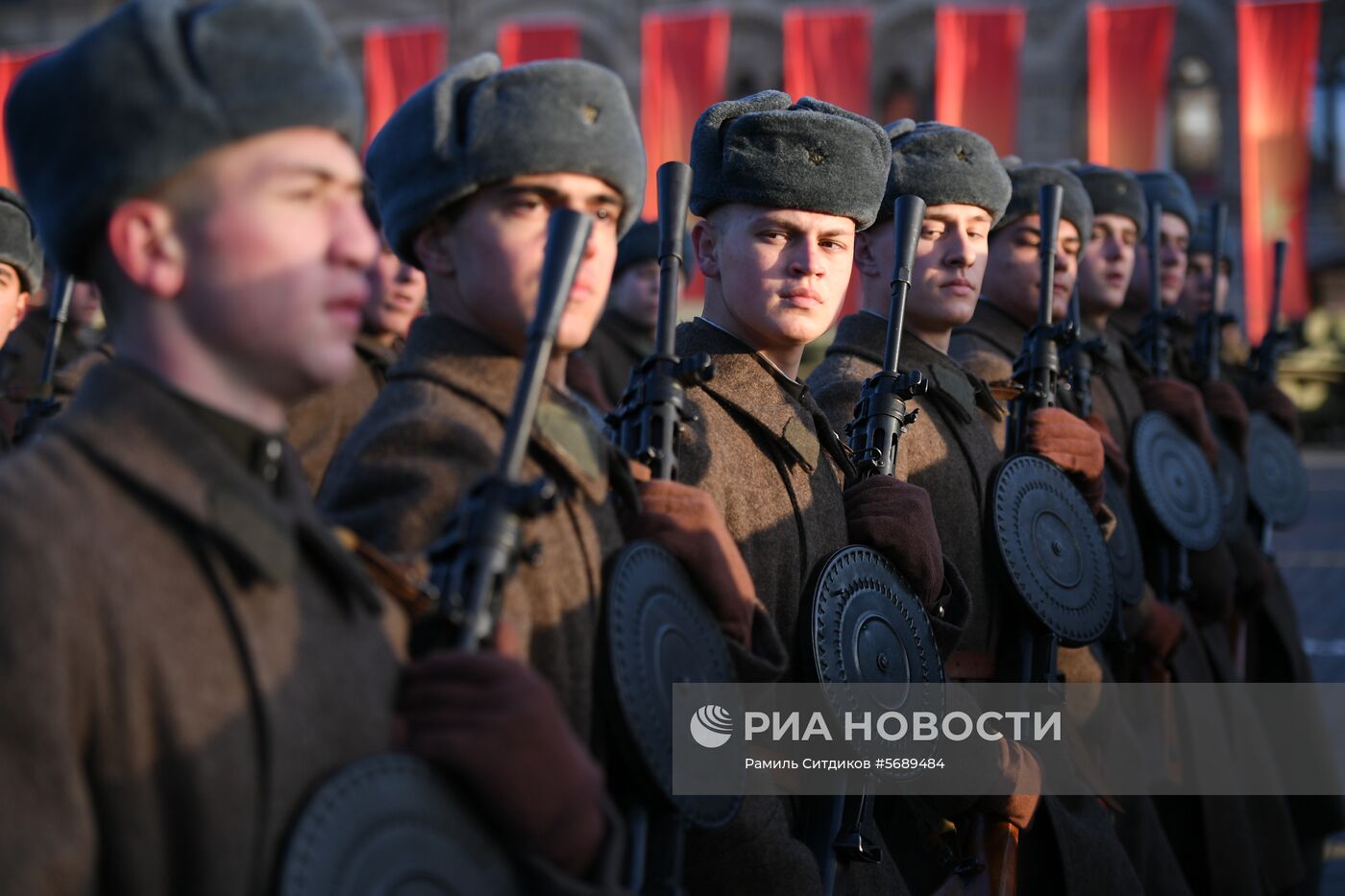 Репетиция  марша, посвященного 77-й годовщине парада 1941 года