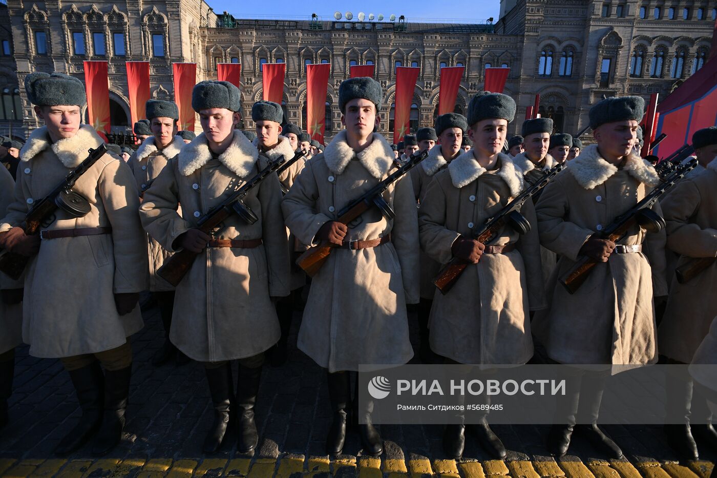 Репетиция  марша, посвященного 77-й годовщине парада 1941 года