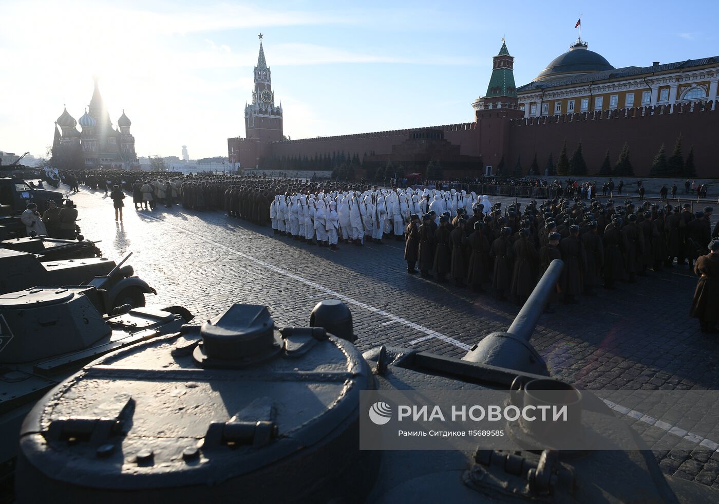 Репетиция  марша, посвященного 77-й годовщине парада 1941 года