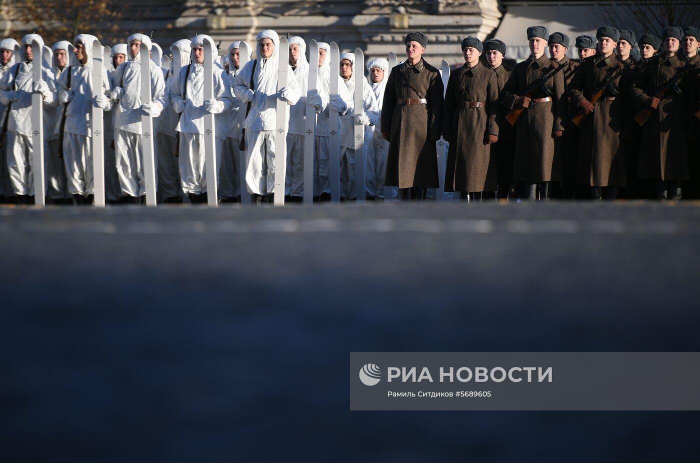 Репетиция марша, посвященного 77-й годовщине парада 1941 года