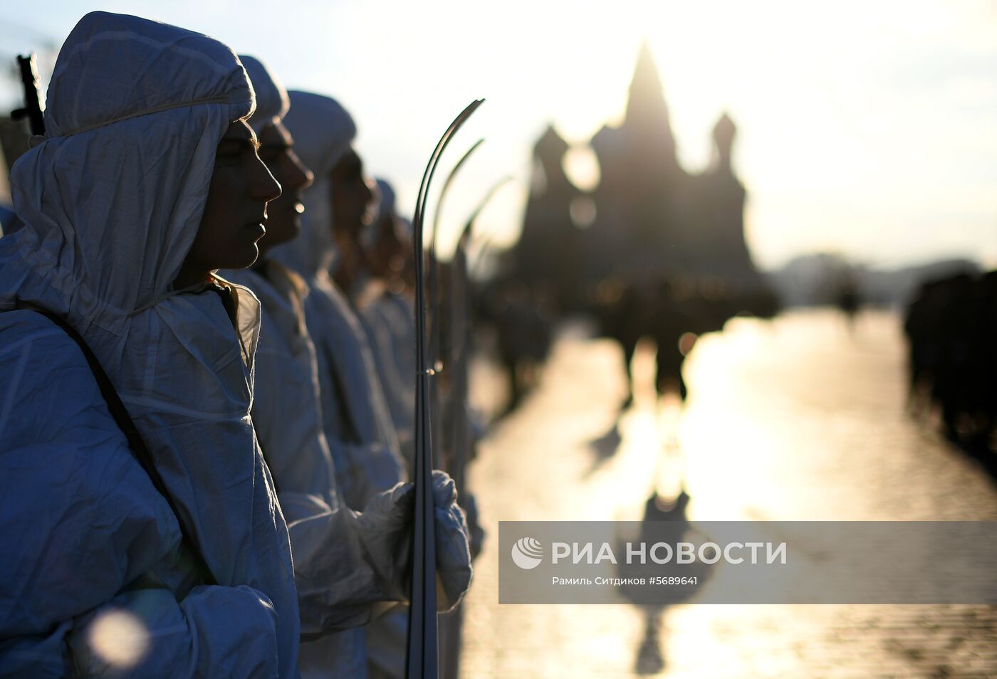 Репетиция  марша, посвященного 77-й годовщине парада 1941 года