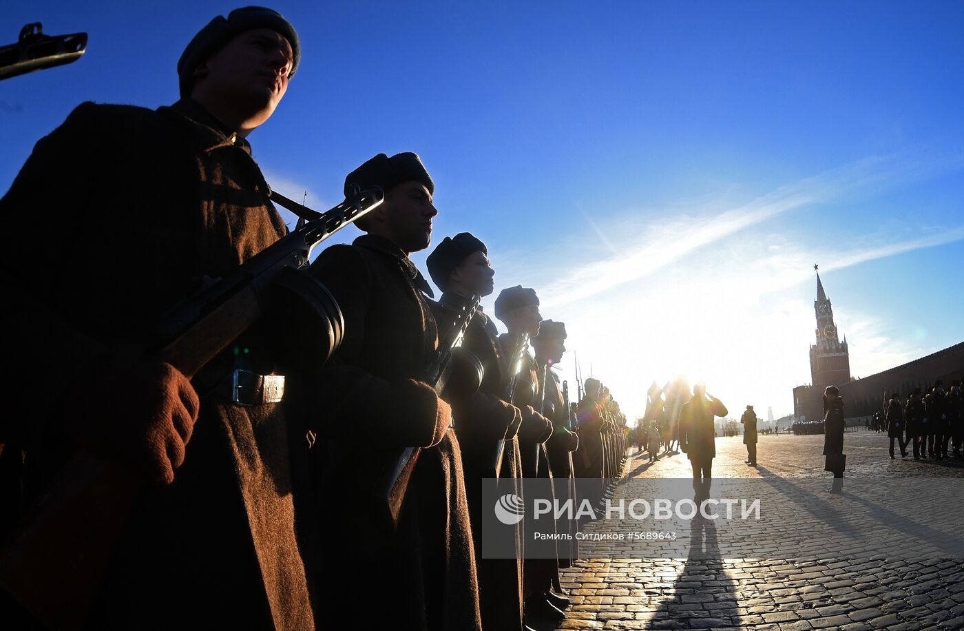 Репетиция марша, посвященного 77-й годовщине парада 1941 года