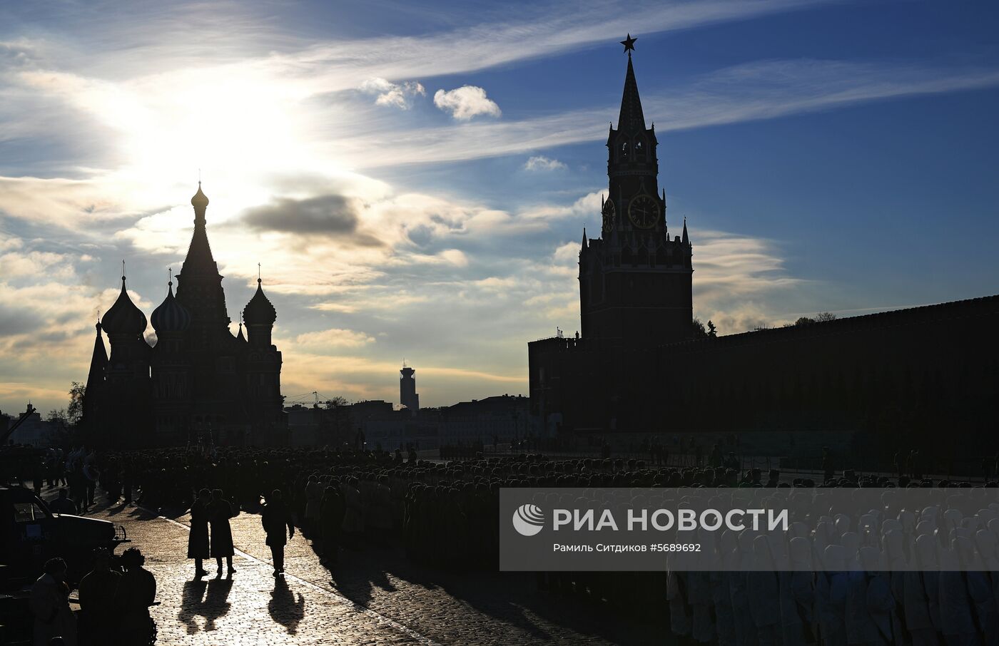 Репетиция  марша, посвященного 77-й годовщине парада 1941 года