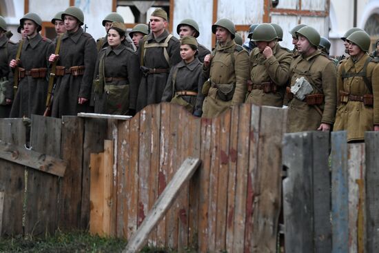 Военно-историческая реконструкция в честь 75-летия со дня освобождения Киева  