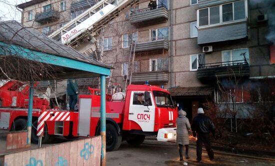 Взрыв газа в жилом доме в Еврейской АО