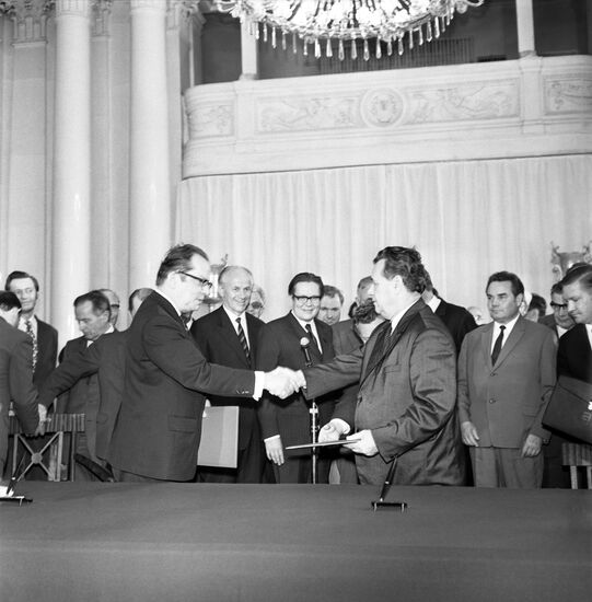 Министр внешней торговли СССР Н.С.Патоличев