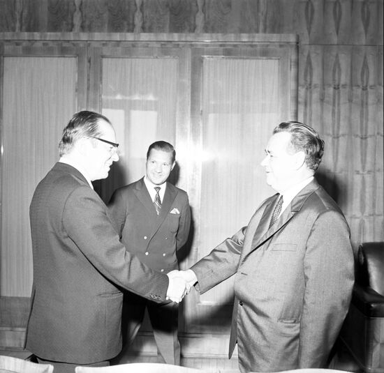 Министр внешней торговли СССР Н.С.Патоличев