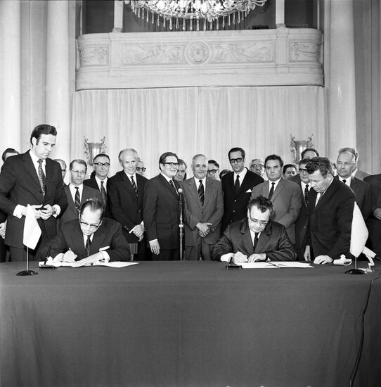 Министр внешней торговли СССР Н.С.Патоличев