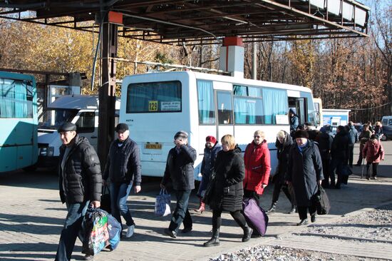 Открытие новых пограничных модулей на КПП "Александровка" в Донецкой области