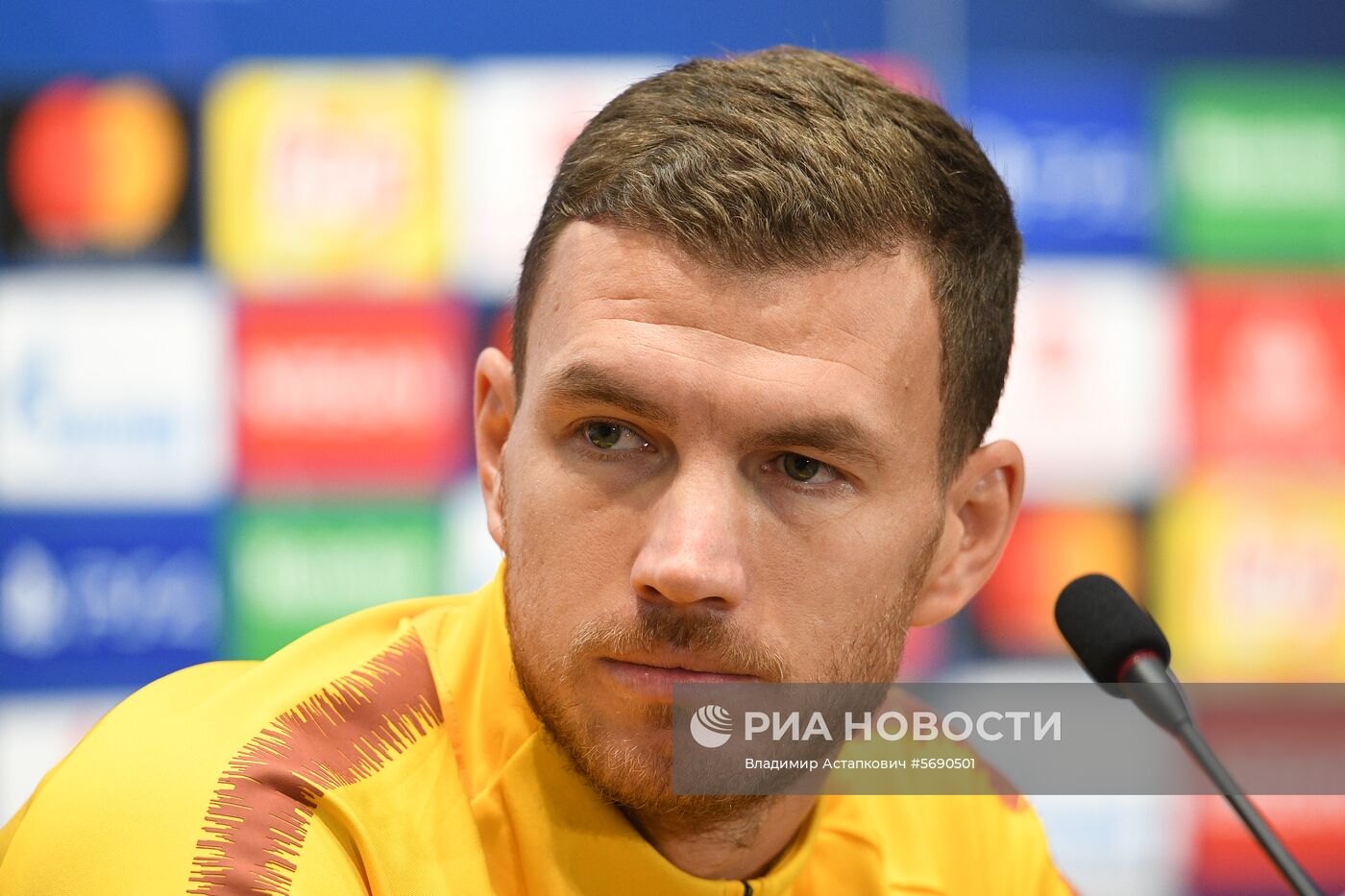 Футбол. Лига чемпионов. Тренировка ФК "Рома"