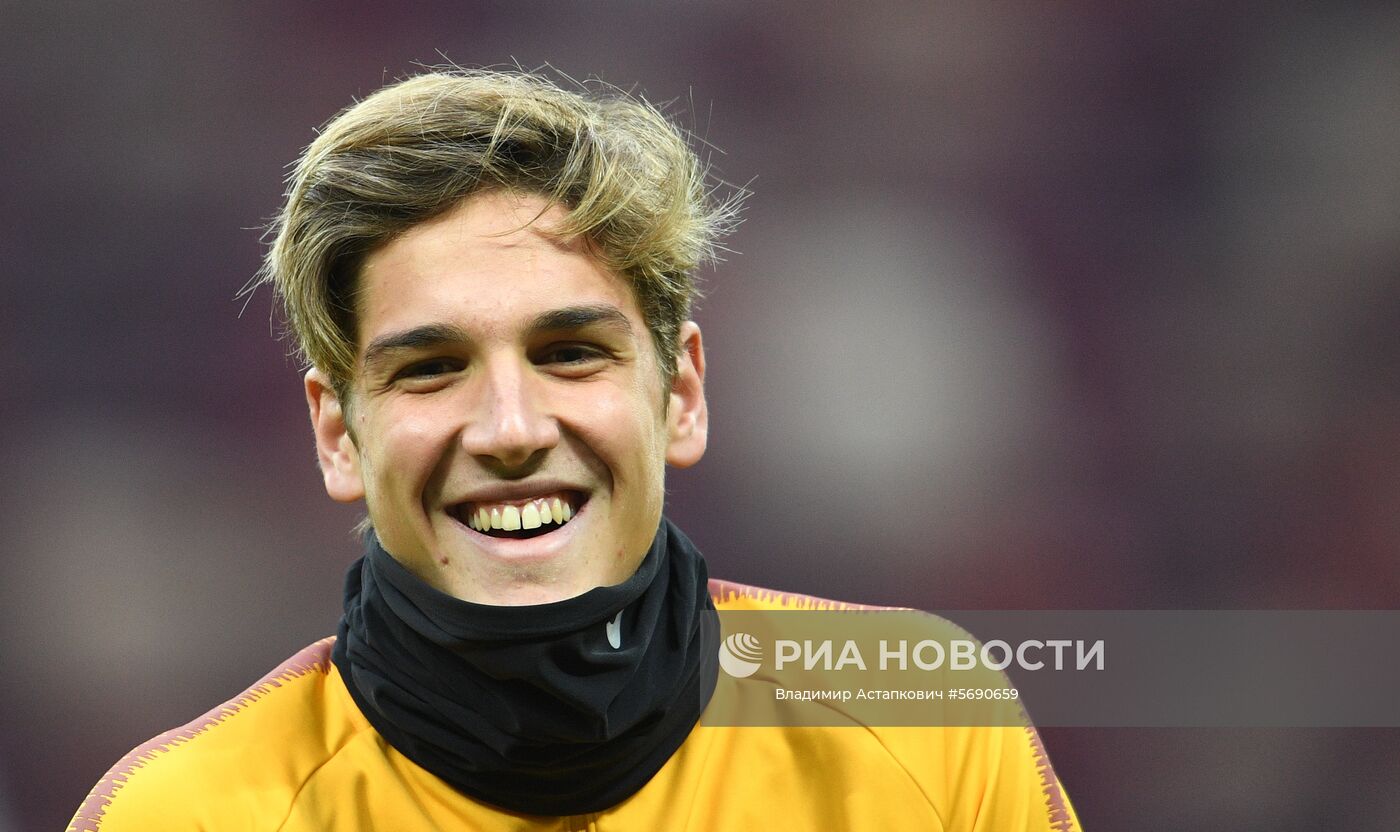 Футбол. Лига чемпионов. Тренировка ФК "Рома"