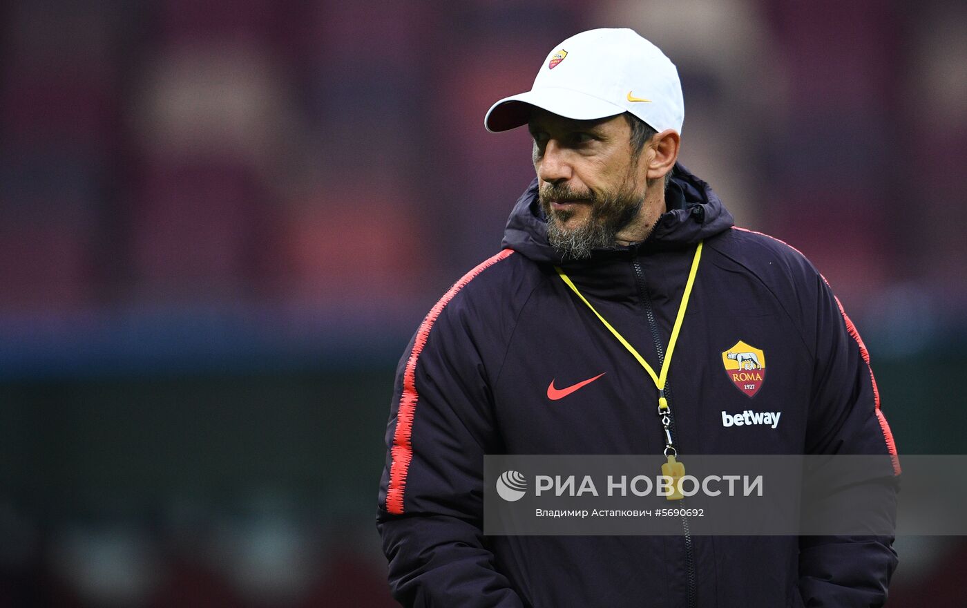 Футбол. Лига чемпионов. Тренировка ФК "Рома"