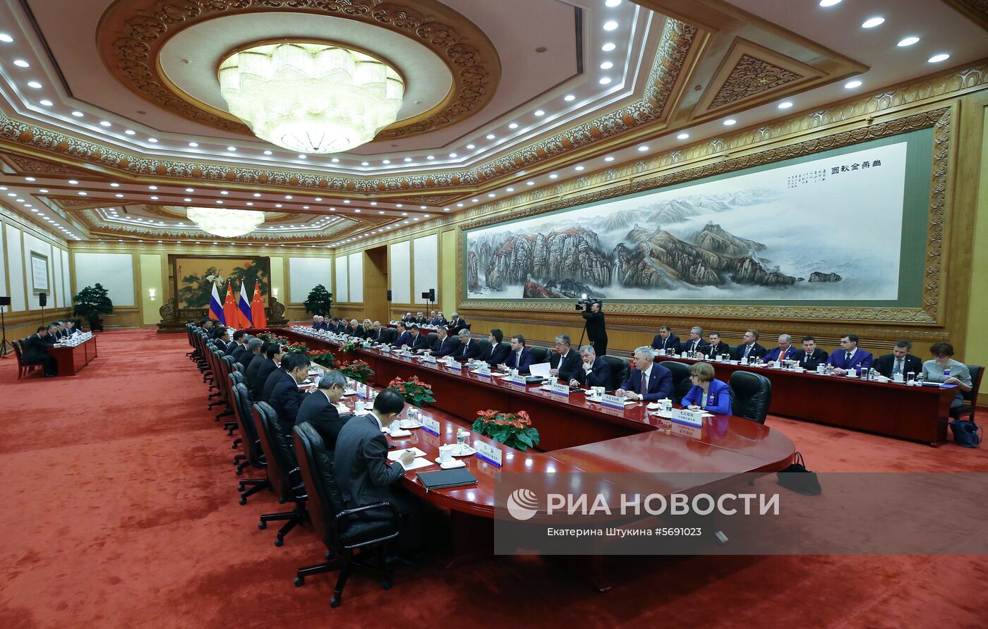 Официальный визит премьер-министра РФ Д. Медведева в КНР