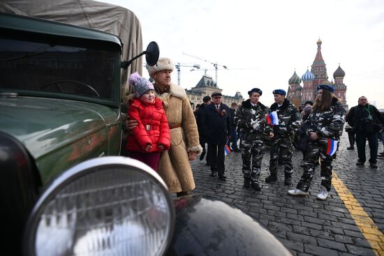 Марш, приуроченный к 77-й годовщине парада 1941 года 