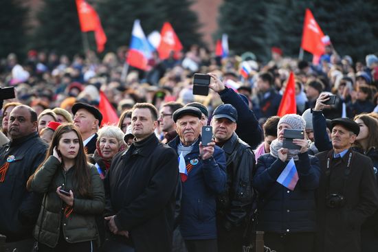 Марш, приуроченный к 77-й годовщине парада 1941 года 