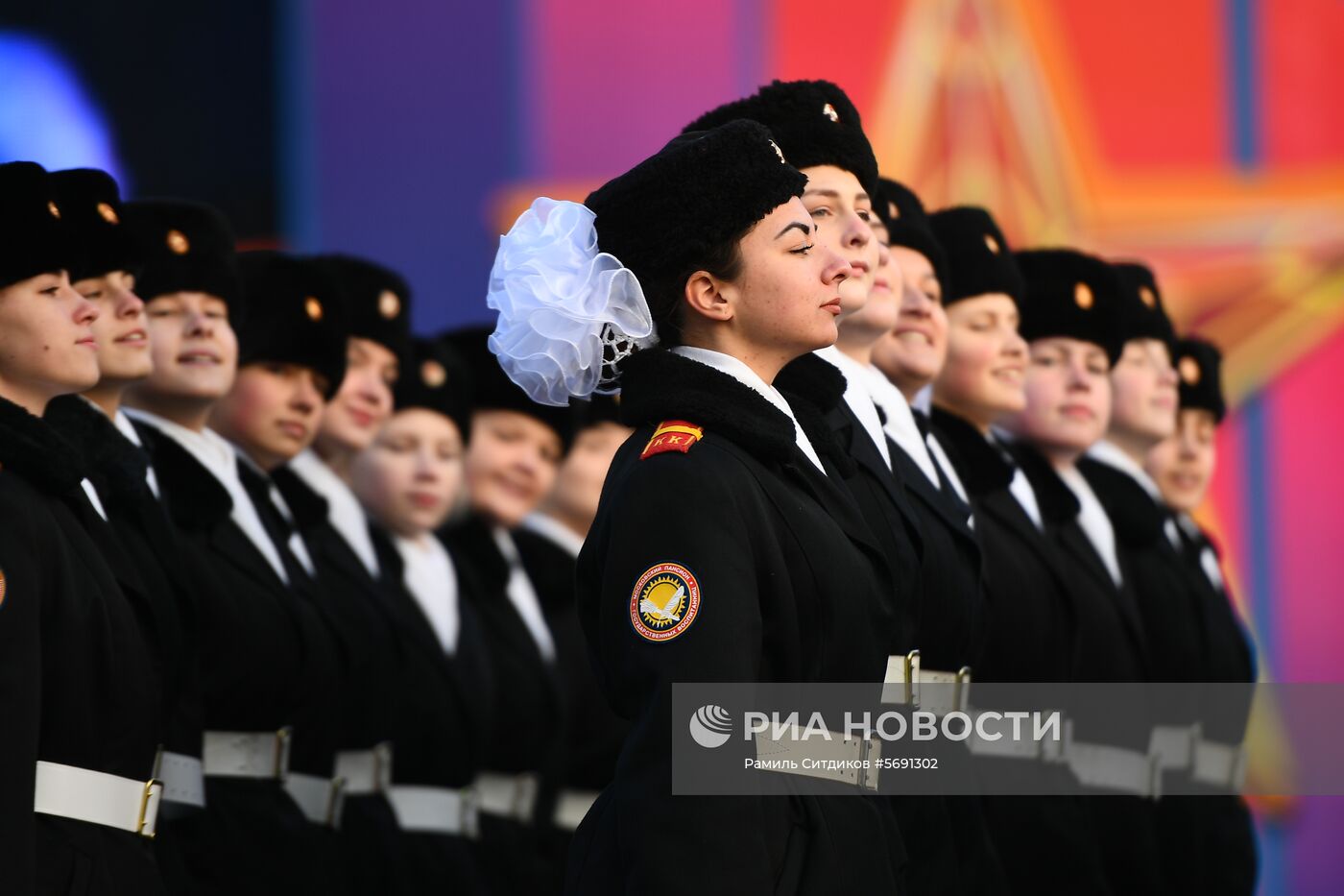 Марш, приуроченный к 77-й годовщине парада 1941 года 