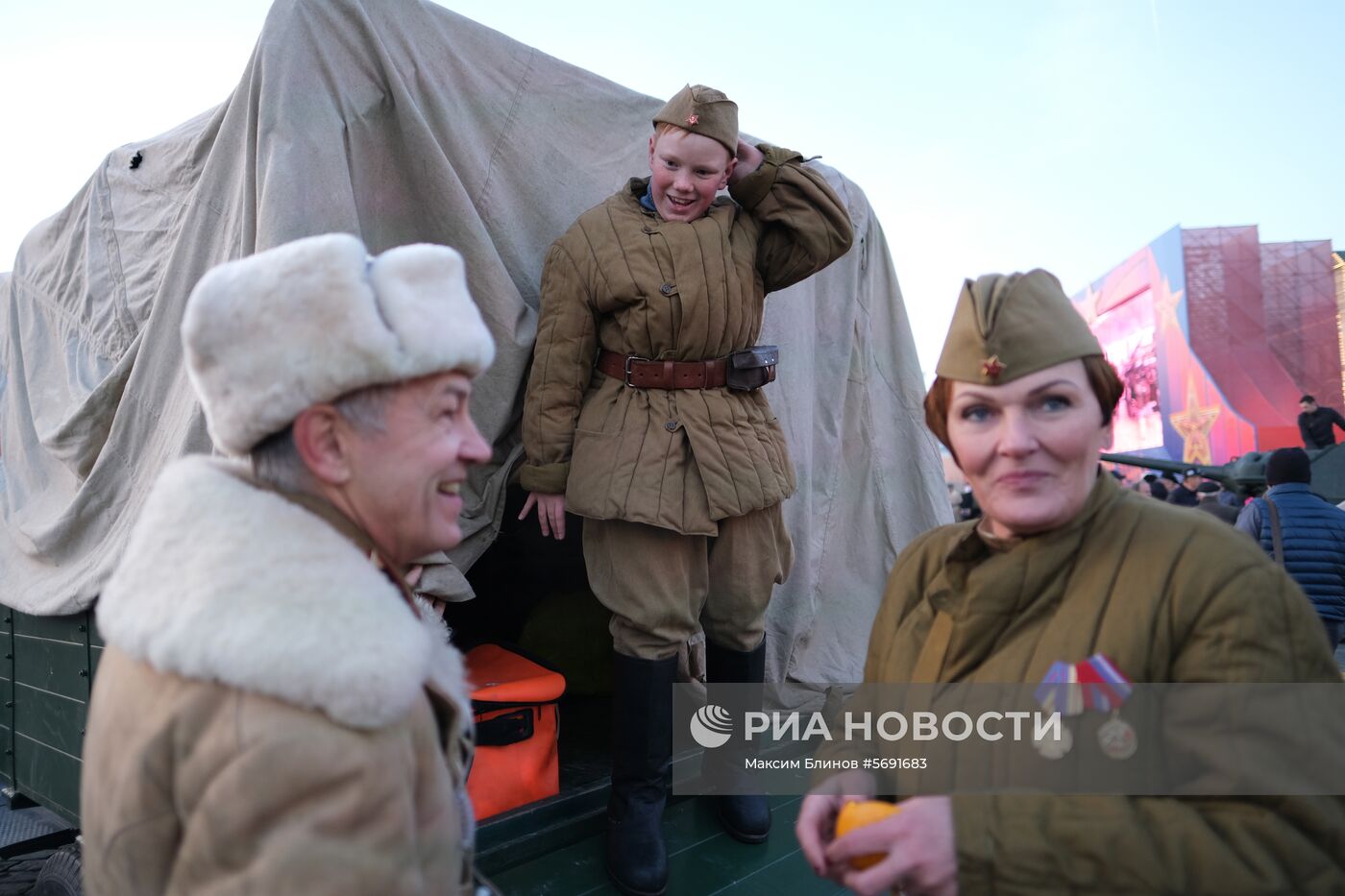 Марш, приуроченный к 77-й годовщине парада 1941 года 