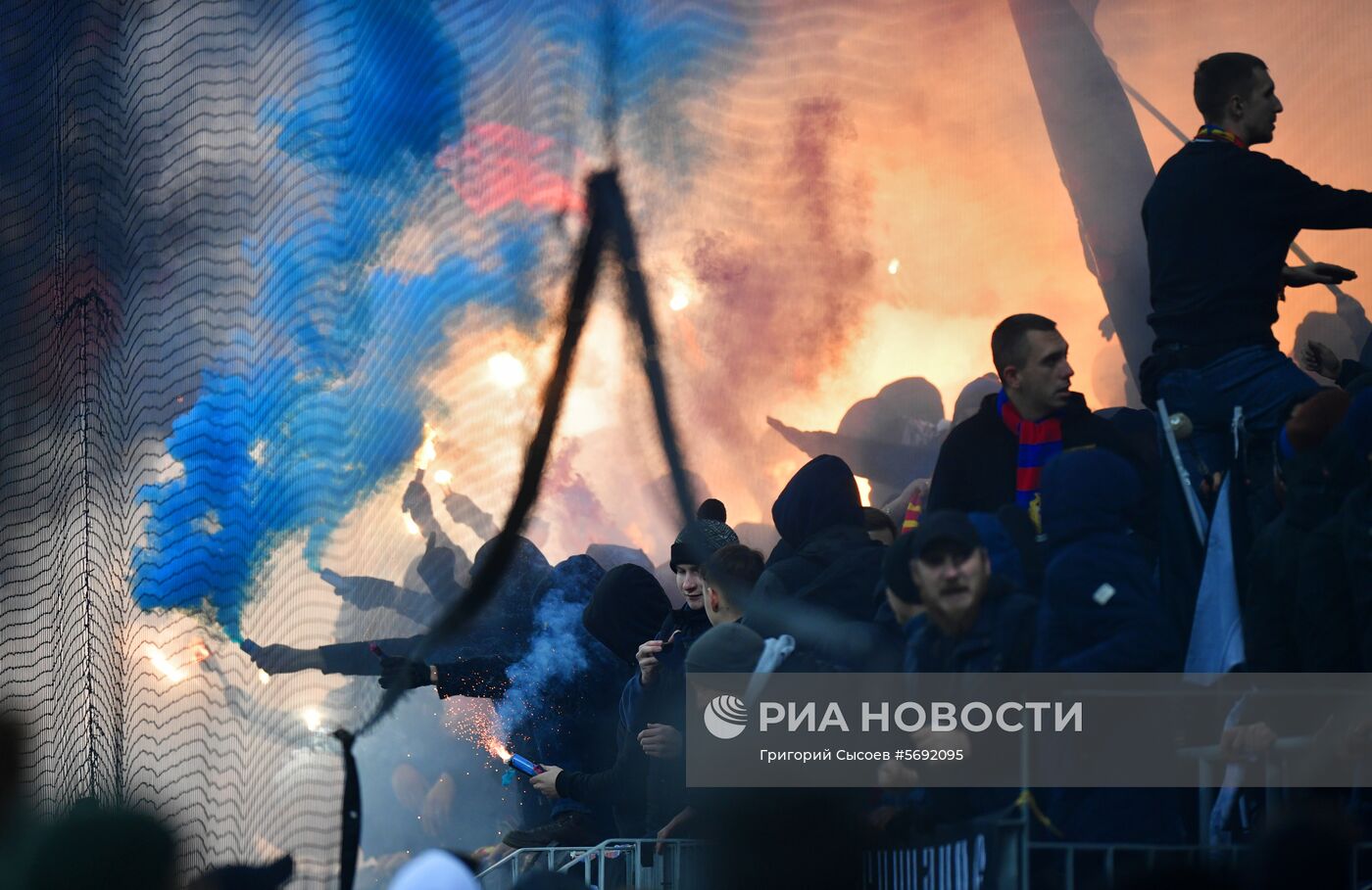 Футбол. Лига чемпионов. Матч ЦСКА - "Рома"