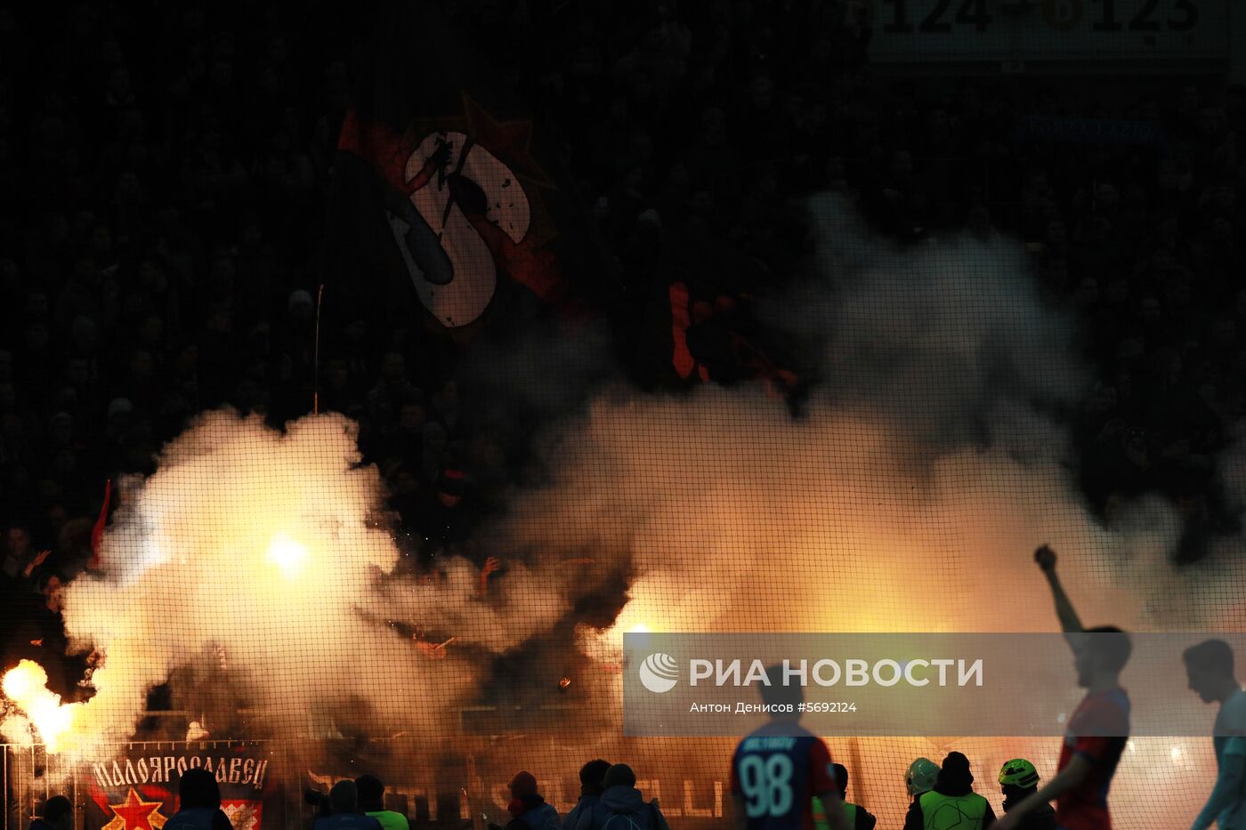 Футбол. Лига чемпионов. Матч ЦСКА - "Рома"