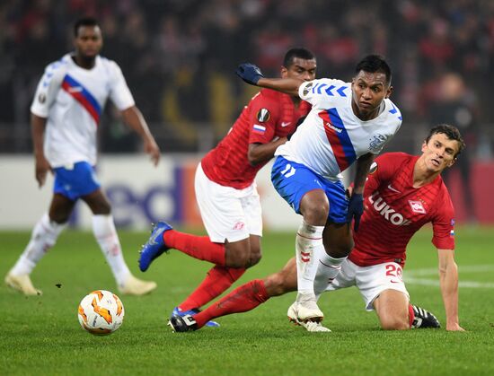 Футбол. Лига Европы. Матч "Спартак" - "Рейнджерс"