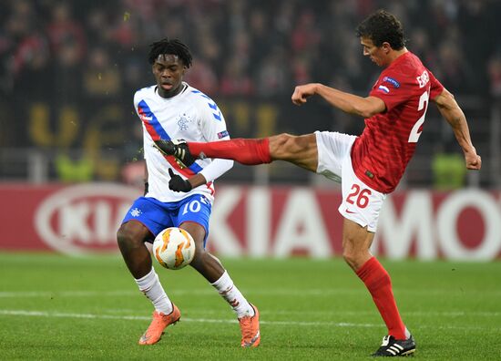 Футбол. Лига Европы. Матч "Спартак" - "Рейнджерс"