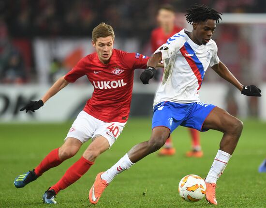 Футбол. Лига Европы. Матч "Спартак" - "Рейнджерс"