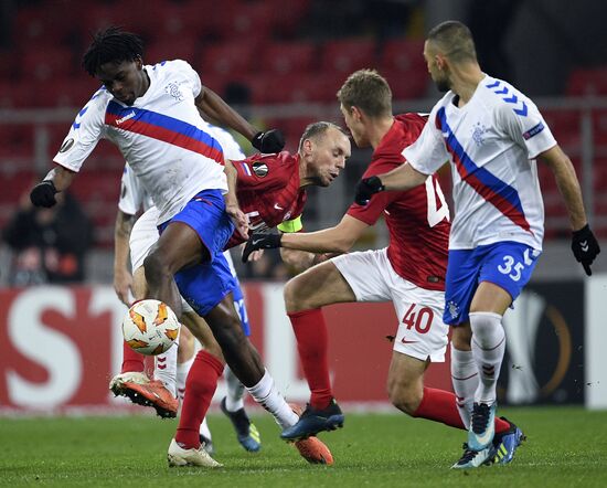 Футбол. Лига Европы. Матч "Спартак" - "Рейнджерс"