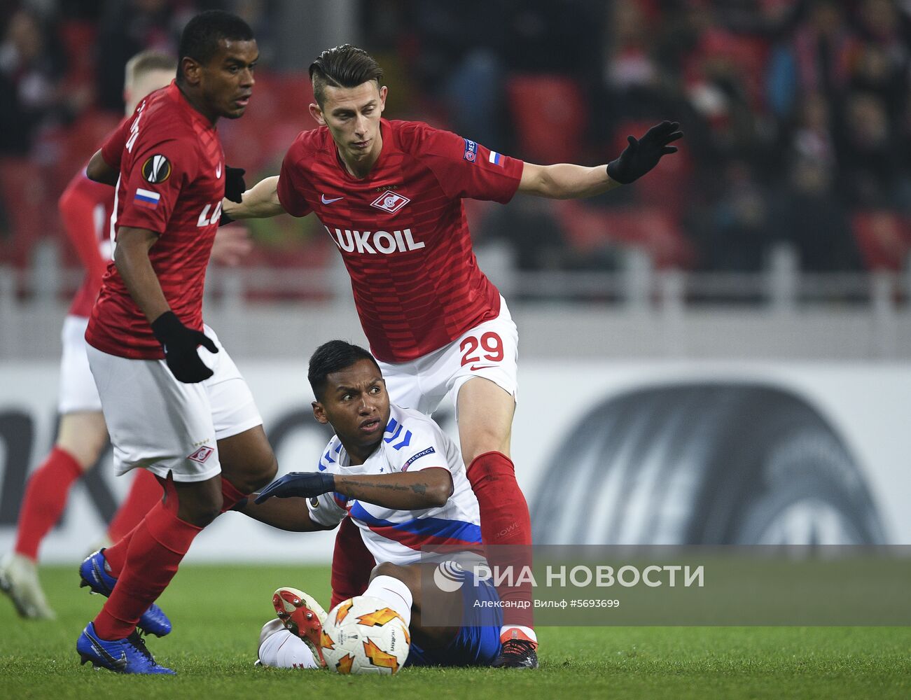 Футбол. Лига Европы. Матч "Спартак" - "Рейнджерс"