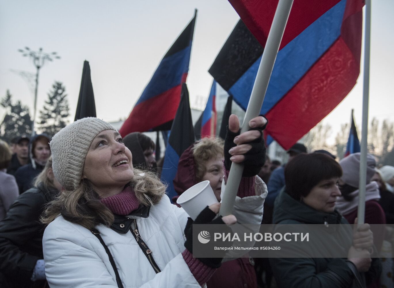 Акция "Выбор Донбасса» в Донецке