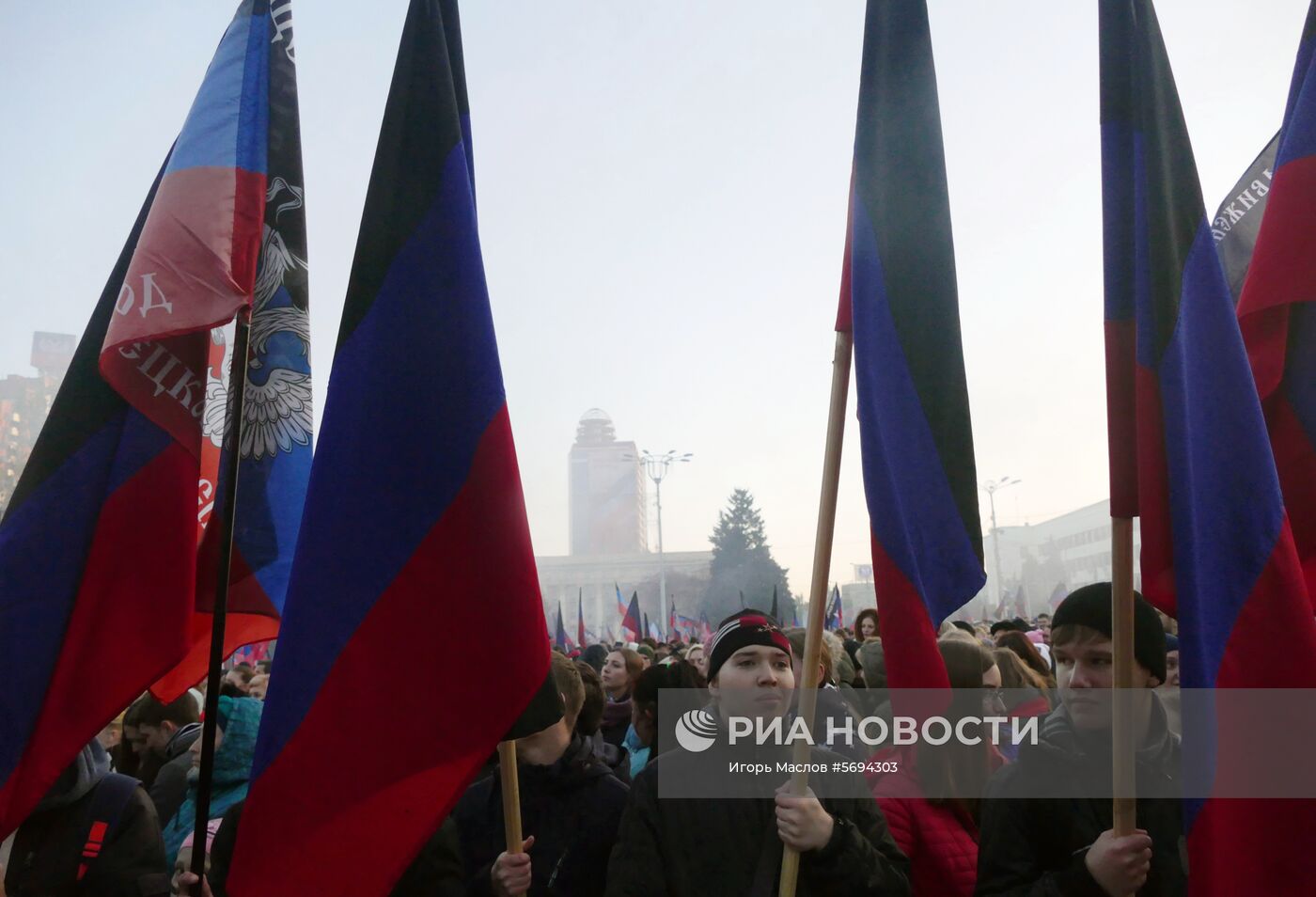 Акция "Выбор Донбасса» в Донецке