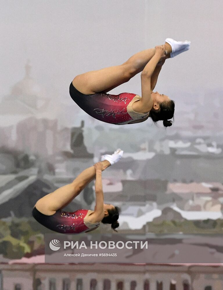 Прыжки на батуте. Чемпионат мира. Отдельные дисциплины. Первый день