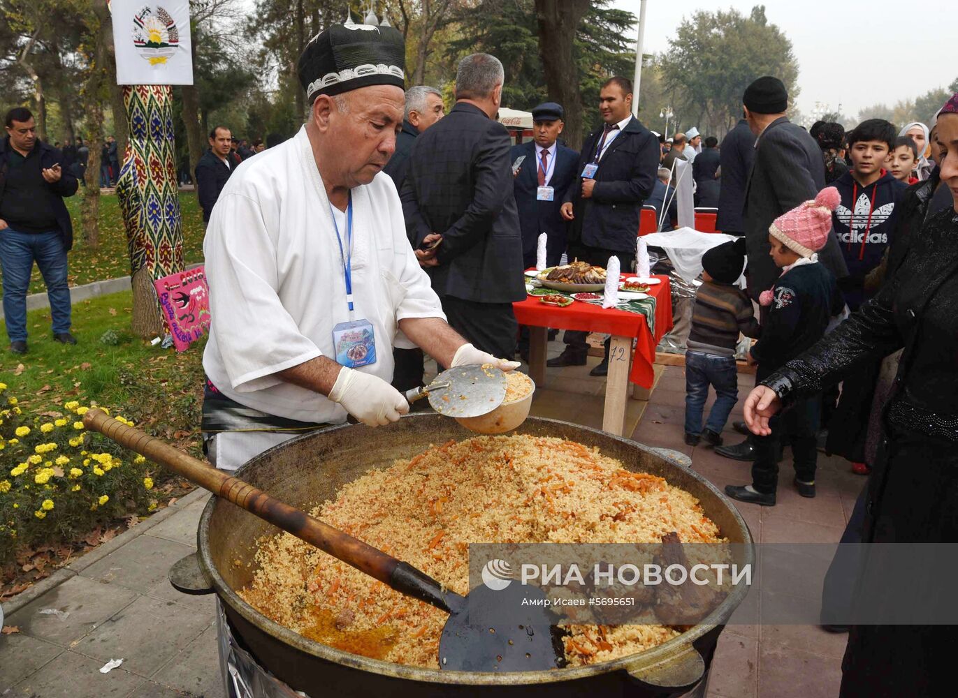 Праздник плова в Душанбе