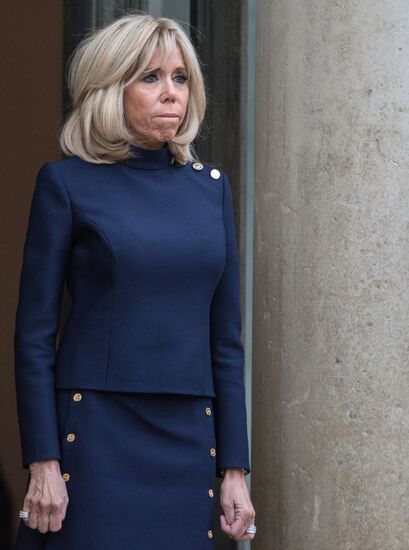 Встреча Э. Макрона и Д. Трампа в Париже