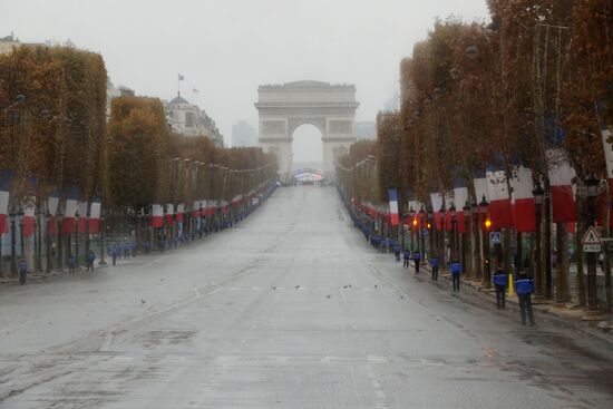 Мероприятия в Париже в честь 100-летия окончания I мировой войны