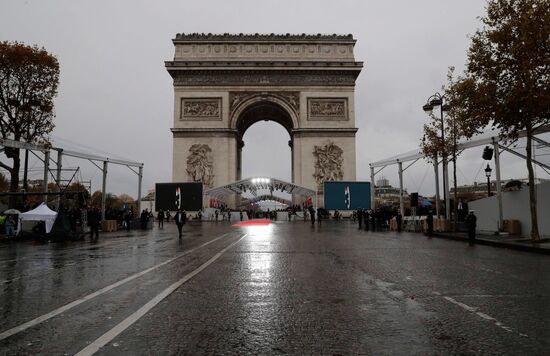 Мероприятия в Париже в честь 100-летия окончания I мировой войны