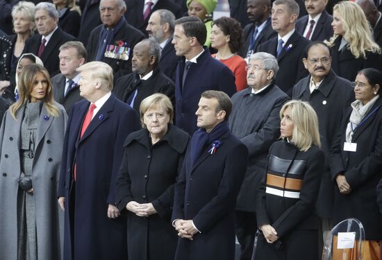 Мероприятия в Париже в честь 100-летия окончания I мировой войны