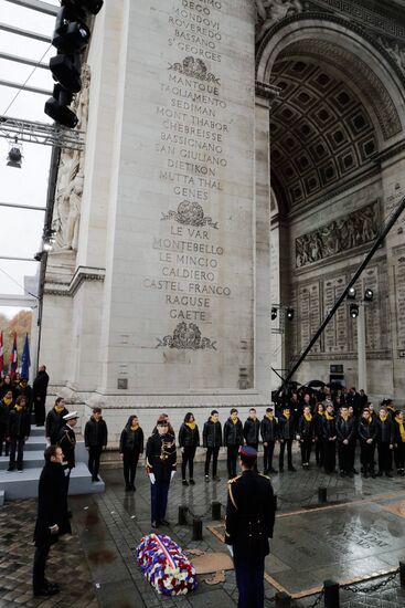 Мероприятия в Париже в честь 100-летия окончания I мировой войны