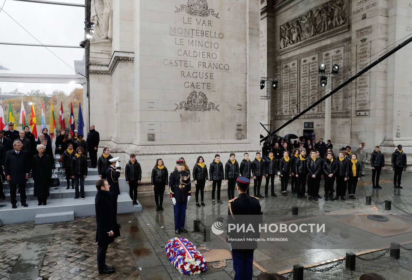 Мероприятия в Париже в честь 100-летия окончания I мировой войны