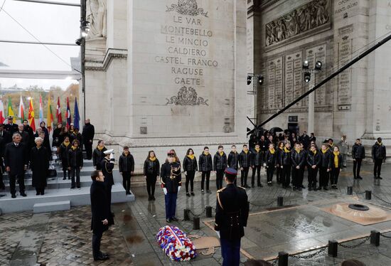 Мероприятия в Париже в честь 100-летия окончания I мировой войны