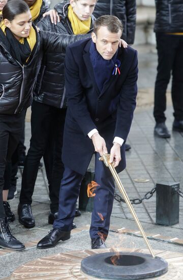 Мероприятия в Париже в честь 100-летия окончания I мировой войны