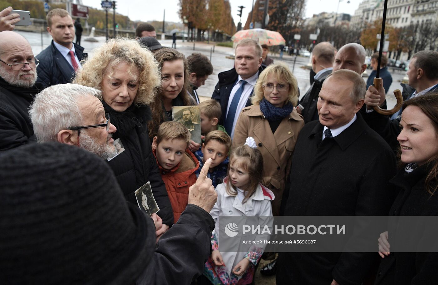 Рабочий визит президента РФ В. Путина во Францию